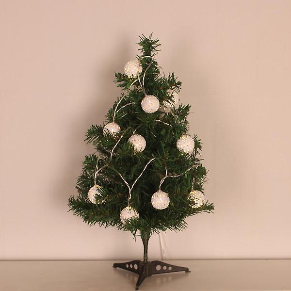  감성 10구 USB LED 화이트볼 가랜드 전구 줄조명