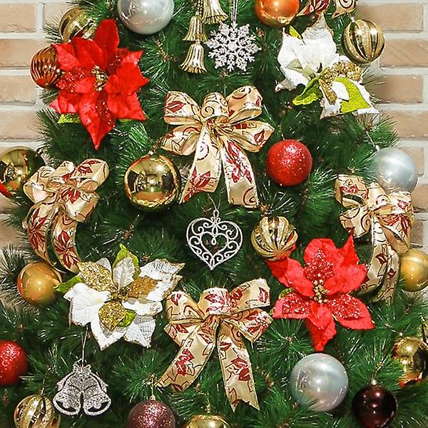  180cm 트리용 골드 레드 장식세트 트리꾸미기