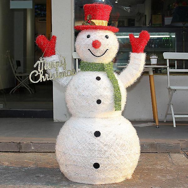  LED 빨간모자 허그 눈사람 크리스마스 인테리어 트리