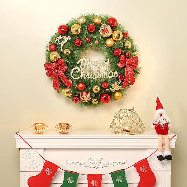  60cm 럭키 원형 리스/크리스마스 장식품 성탄절 트리