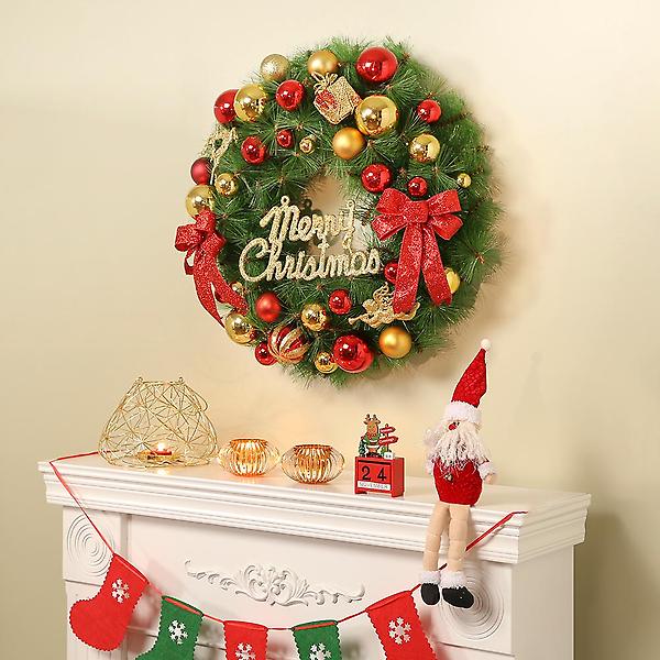  60cm 럭키 원형 리스/크리스마스 장식품 성탄절 트리