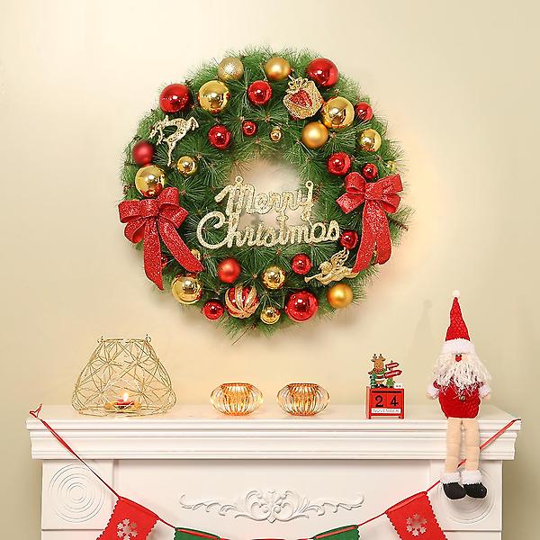  60cm 럭키 원형 리스/크리스마스 장식품 성탄절 트리