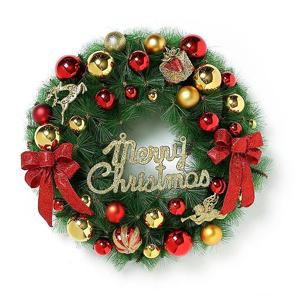  60cm 럭키 원형 리스/크리스마스 장식품 성탄절 트리