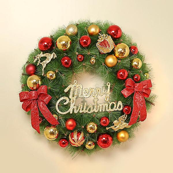  60cm 럭키 원형 리스/크리스마스 장식품 성탄절 트리