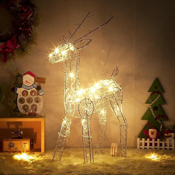  캐럴 샤인 크리스마스 장식(실버 사슴)/트리장식소품