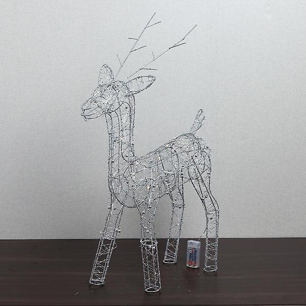  캐럴 샤인 크리스마스 장식(실버 사슴)/트리장식소품