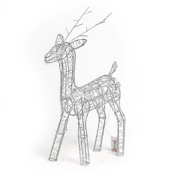  캐럴 샤인 크리스마스 장식(실버 사슴)/트리장식소품
