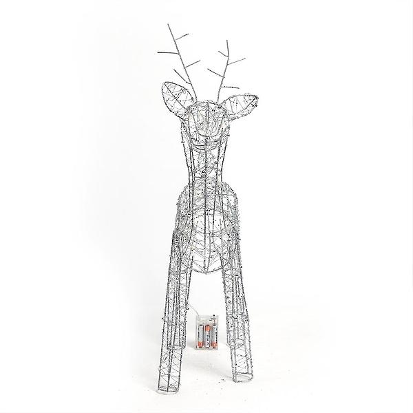  캐럴 샤인 크리스마스 장식(실버 사슴)/트리장식소품