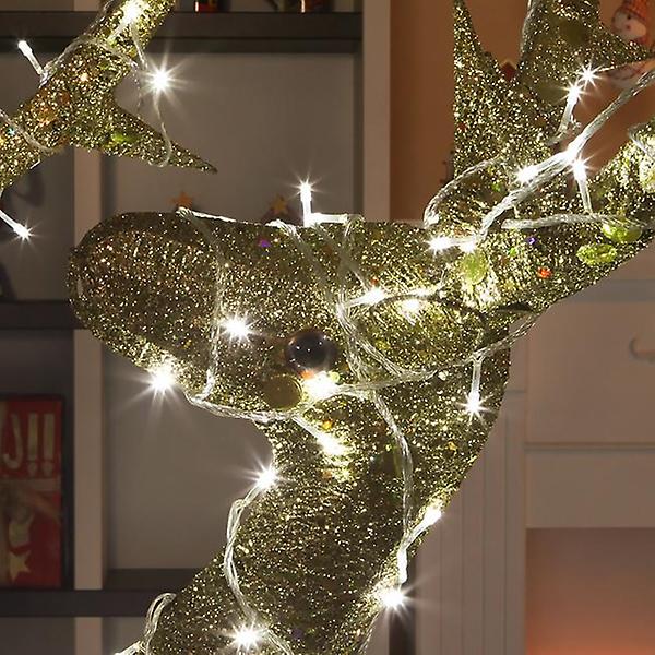  대형 LED 전구장식 골드 사슴썰매 /크리스마스장식