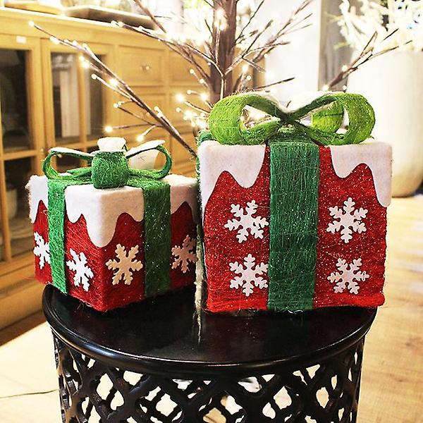  크리스마스 소품 트리와 선물상자/카페인테리어소품