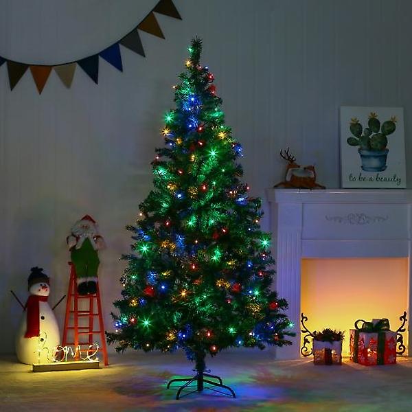  [도토로]180cm LED 풍성한 스카치 트리세트(칼라) 0406/A전구