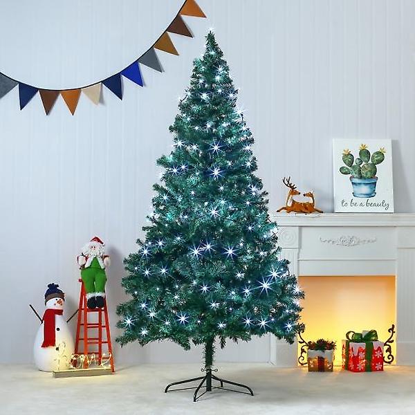  [도토로]210cm LED 풍성한 스카치 트리세트(백색) 0407/B전구