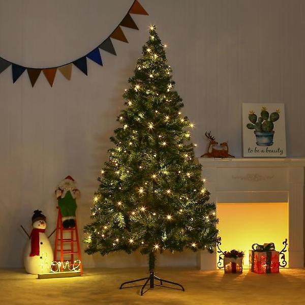  [도토로]210cm LED 풍성한 스카치 트리세트(웜색) 0407/C전구