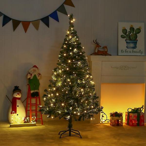  [도토로]150cm LED 풍성한 스카치 트리세트(웜색) 0405/C전구