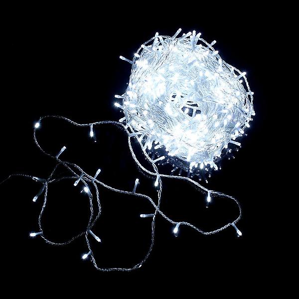  [은하수] 300구 투명선 LED 백색 지니전구 트리전구