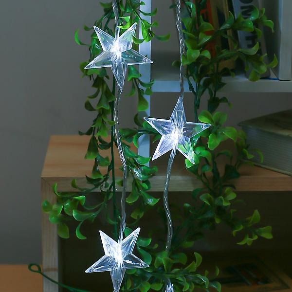  [은하수] 30구 투명선 LED 라인별 백색전구 별조명