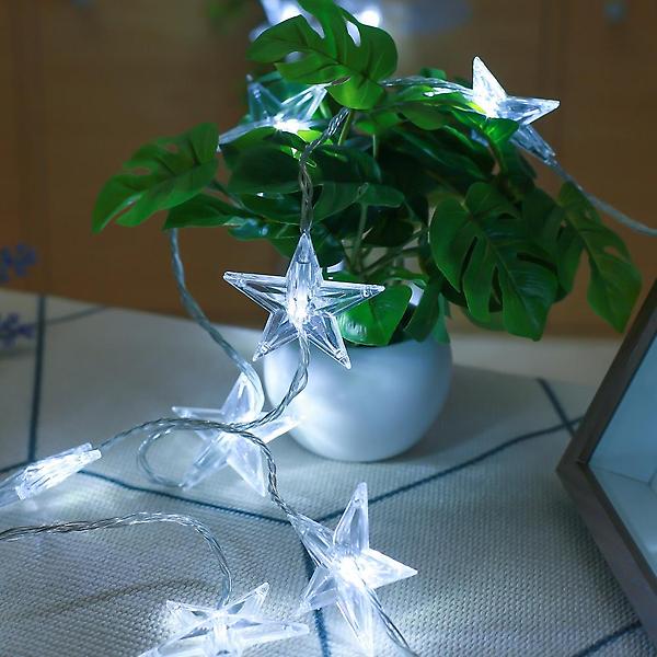  [은하수] 30구 투명선 LED 라인별 백색전구 별조명