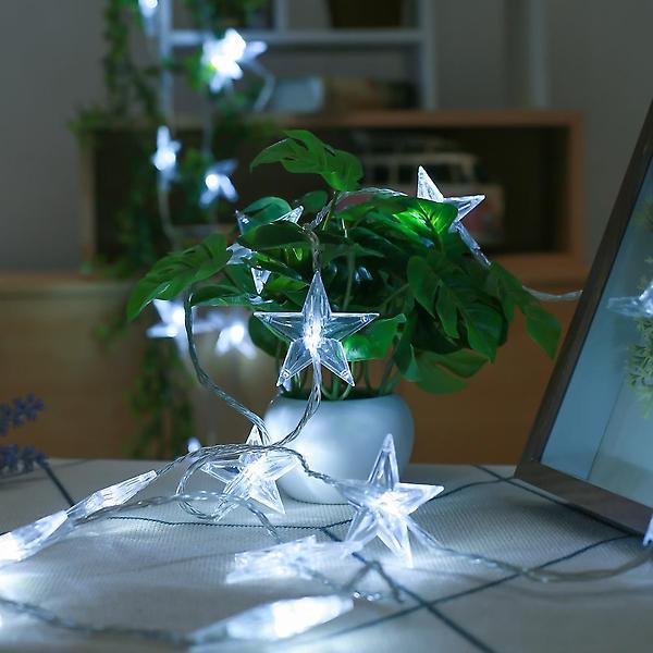  [은하수] 30구 투명선 LED 라인별 백색전구 별조명