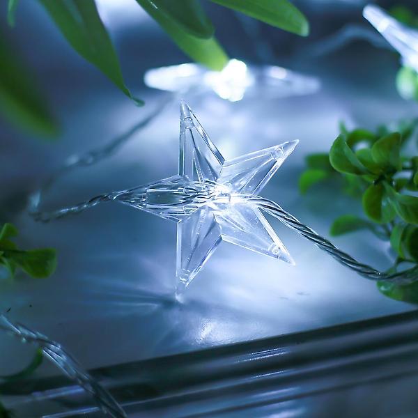  [은하수] 30구 투명선 LED 라인별 백색전구 별조명