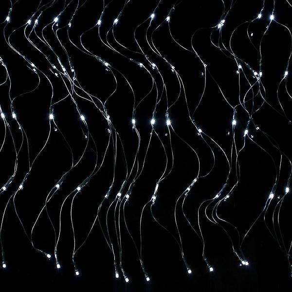  [은하수] 300구 녹색선 LED 그물네트 백색 지니전구