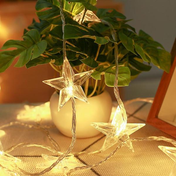  [은하수] 30구 투명선 LED 라인별 웜색전구 별조명