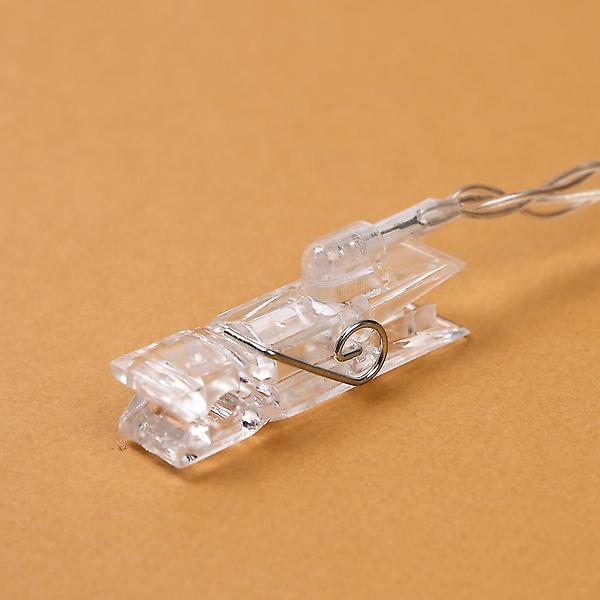  10구 투명 집게 전구(1.5M)/LED장식전구 장식조명