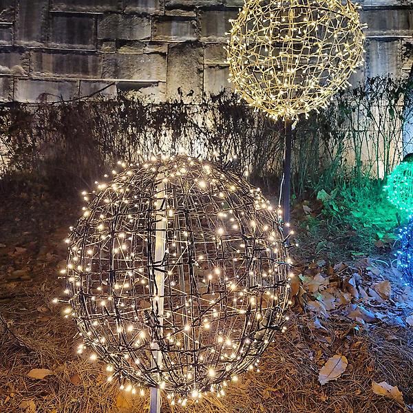  [은하수] 300구 검정선 LED 웜색 지니전구 트리전구