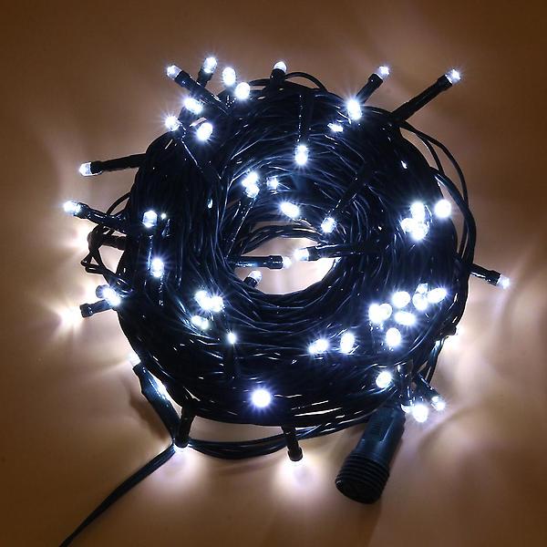  [은하수]1000구 녹색선 LED 백색 지니전구(100M) 점멸