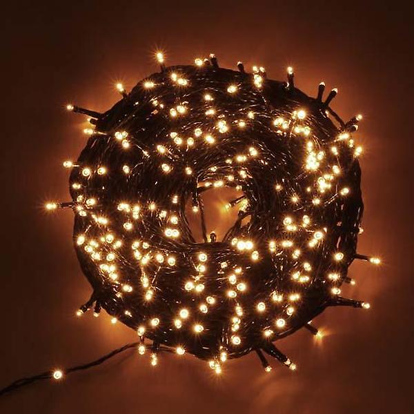  [은하수]300구 녹색선 LED 웜색 지니전구(30M) (점멸)