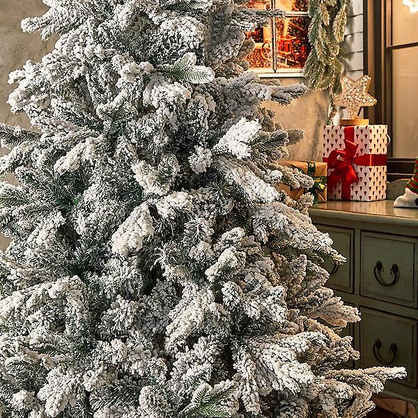  180cm 눈덮힌 전나무 트리 크리스마스 중형 눈꽃트리