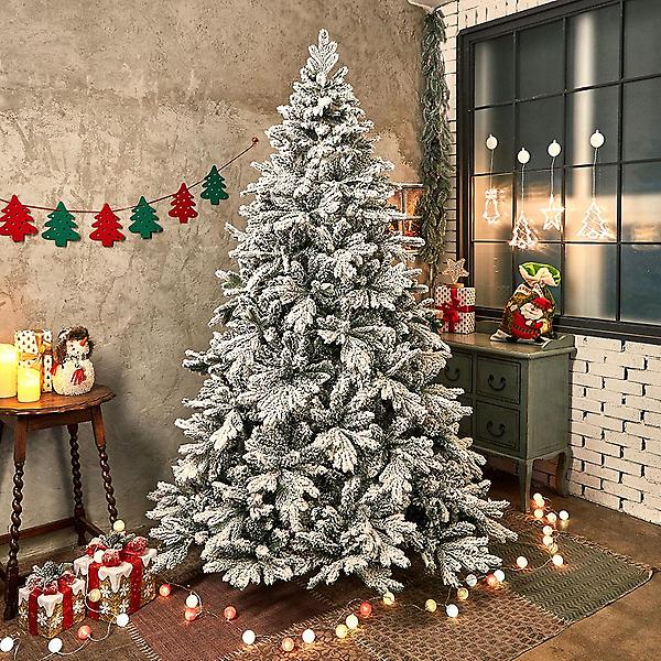  210cm 눈덮힌 전나무 트리 크리스마스 중형 눈꽃트리