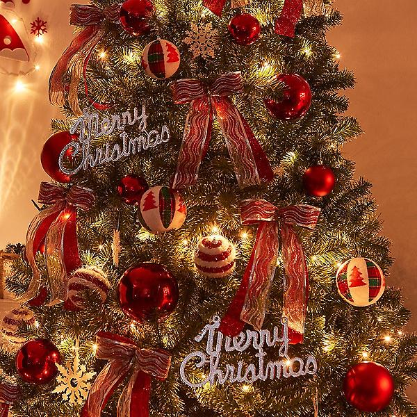  270cm 해피 롤리팝 스카치 눈꽃 트리풀세트(전구포함)