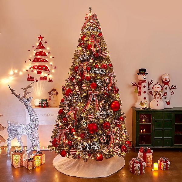  300cm 해피 롤리팝 스카치 눈꽃 트리풀세트(전구포함)