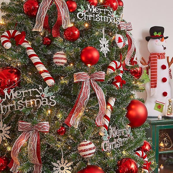  300cm 해피 롤리팝 스카치 눈꽃 트리풀세트(전구포함)