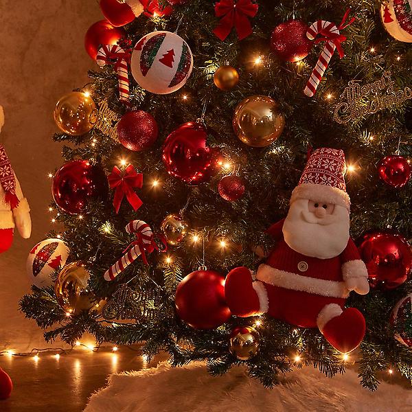  270cm 꼬깔산타 스카치 트리 풀세트(전구포함)