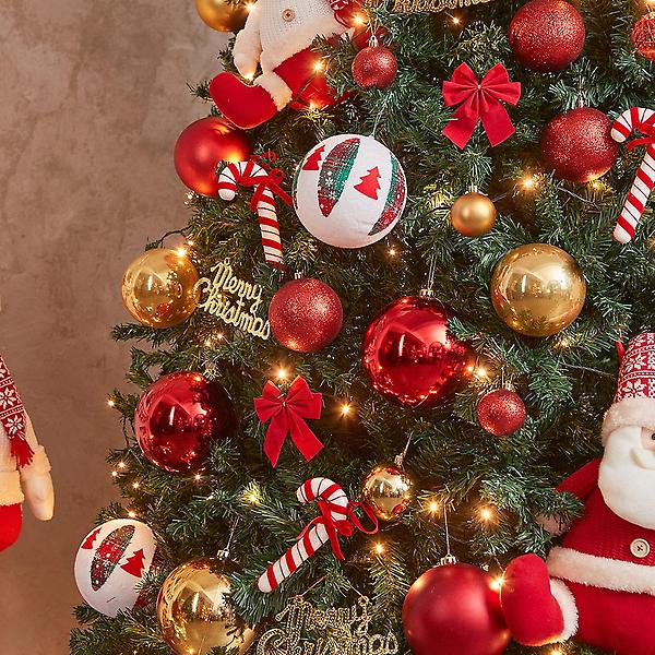  270cm 꼬깔산타 스카치 트리 풀세트(전구포함)