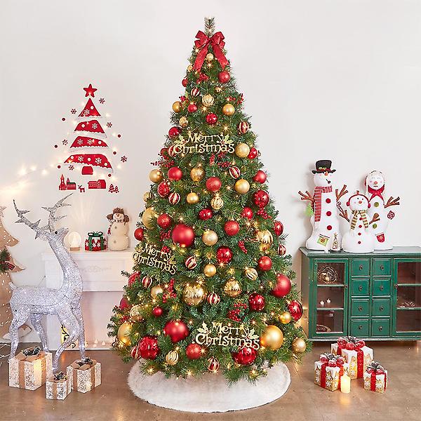  300cm 해피워시 뉴리얼 솔잎혼합 트리풀세트 전구포함