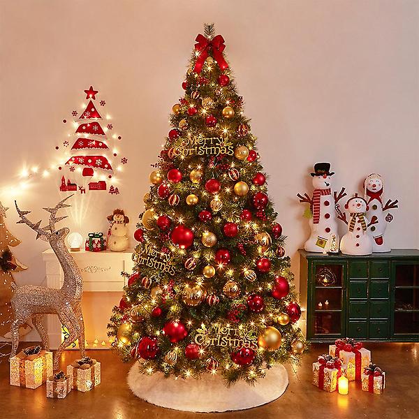  300cm 해피워시 뉴리얼 솔잎혼합 트리풀세트 전구포함