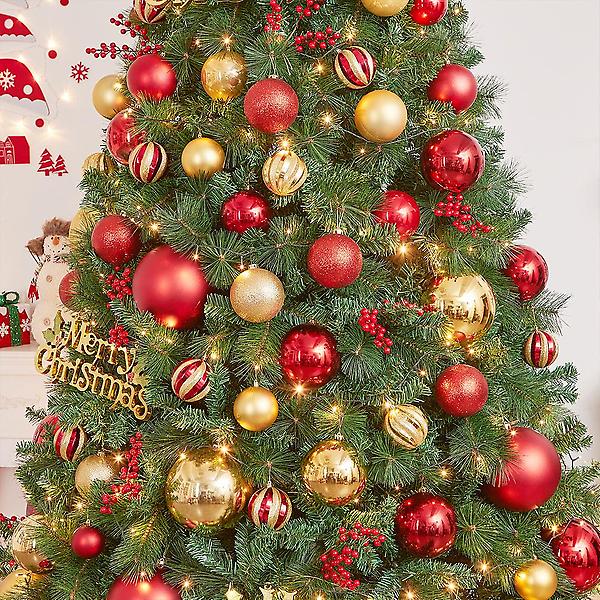  300cm 해피워시 뉴리얼 솔잎혼합 트리풀세트 전구포함