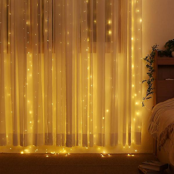  [은하수] LED 200구 USB 반딧불 커튼전구 리모콘포함