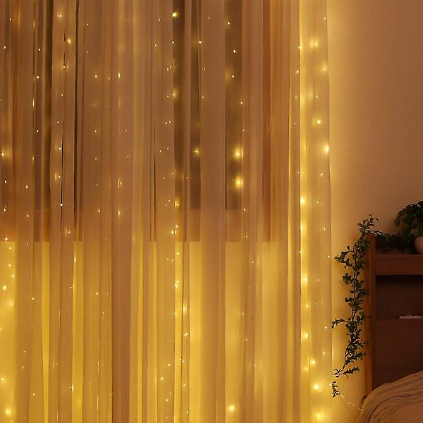  [은하수] LED 200구 USB 반딧불 커튼전구 리모콘포함