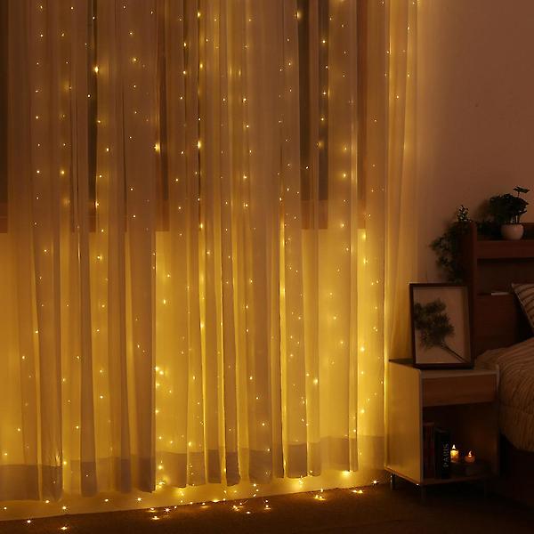  [은하수] LED 200구 USB 반딧불 커튼전구 리모콘포함