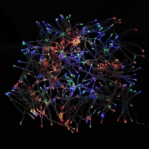  [은하수] LED 300구 투명선 리모컨 USB 전구 30m 컬러