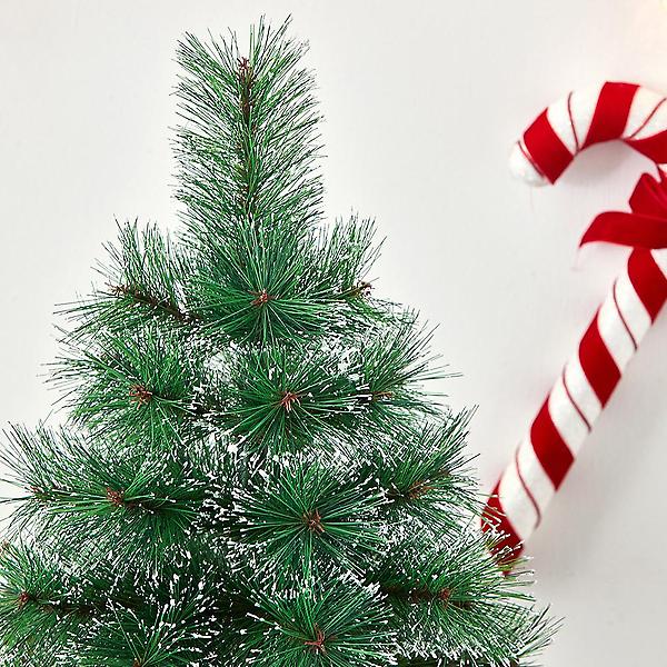  90cm 뉴리얼 솔잎 눈꽃 트리 크리스마스 소형트리