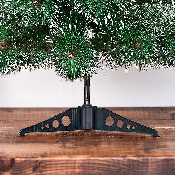  90cm 뉴리얼 솔잎 눈꽃 트리 크리스마스 소형트리