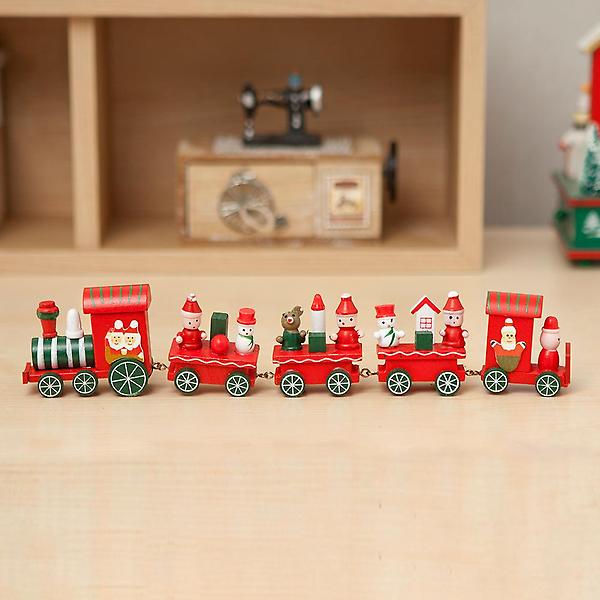  원목 성탄 꼬마 기차/오너먼트 크리스마스장식소품
