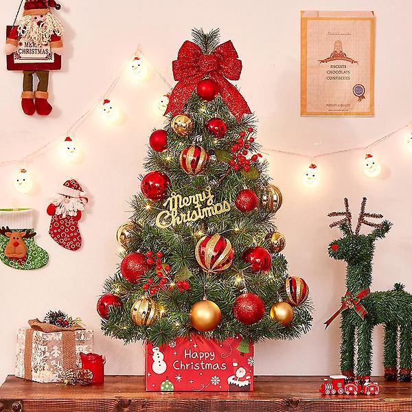  [도토로]90cm 해피위시 뉴리얼 솔잎 혼합 트리 풀세트(전구포함)