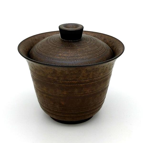  고원 브론즈 개완 다기세트 1인용 전통 찻잔 150m HY-BRZ-GW001