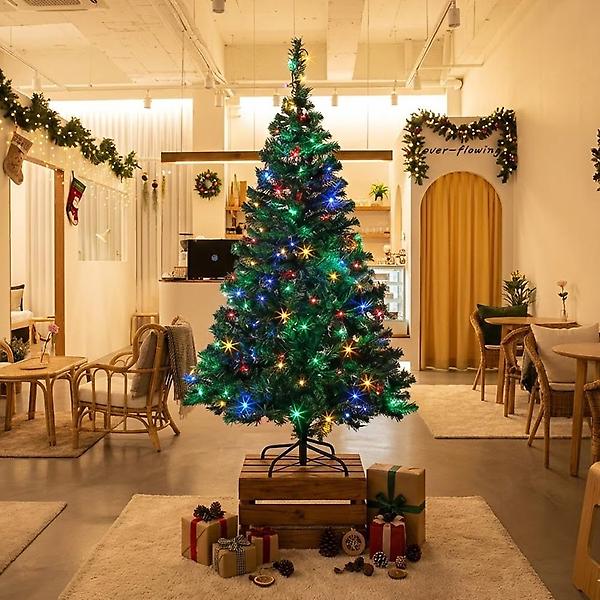  [도토로]150cm 풍성한 스카치 트리 + 100구 LED 칼라전구포함