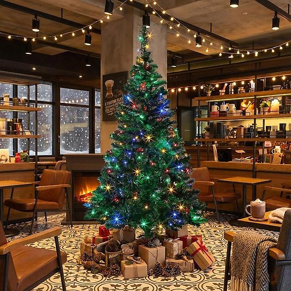  [도토로]150cm 풍성한 스카치 트리 + 100구 LED 칼라전구포함